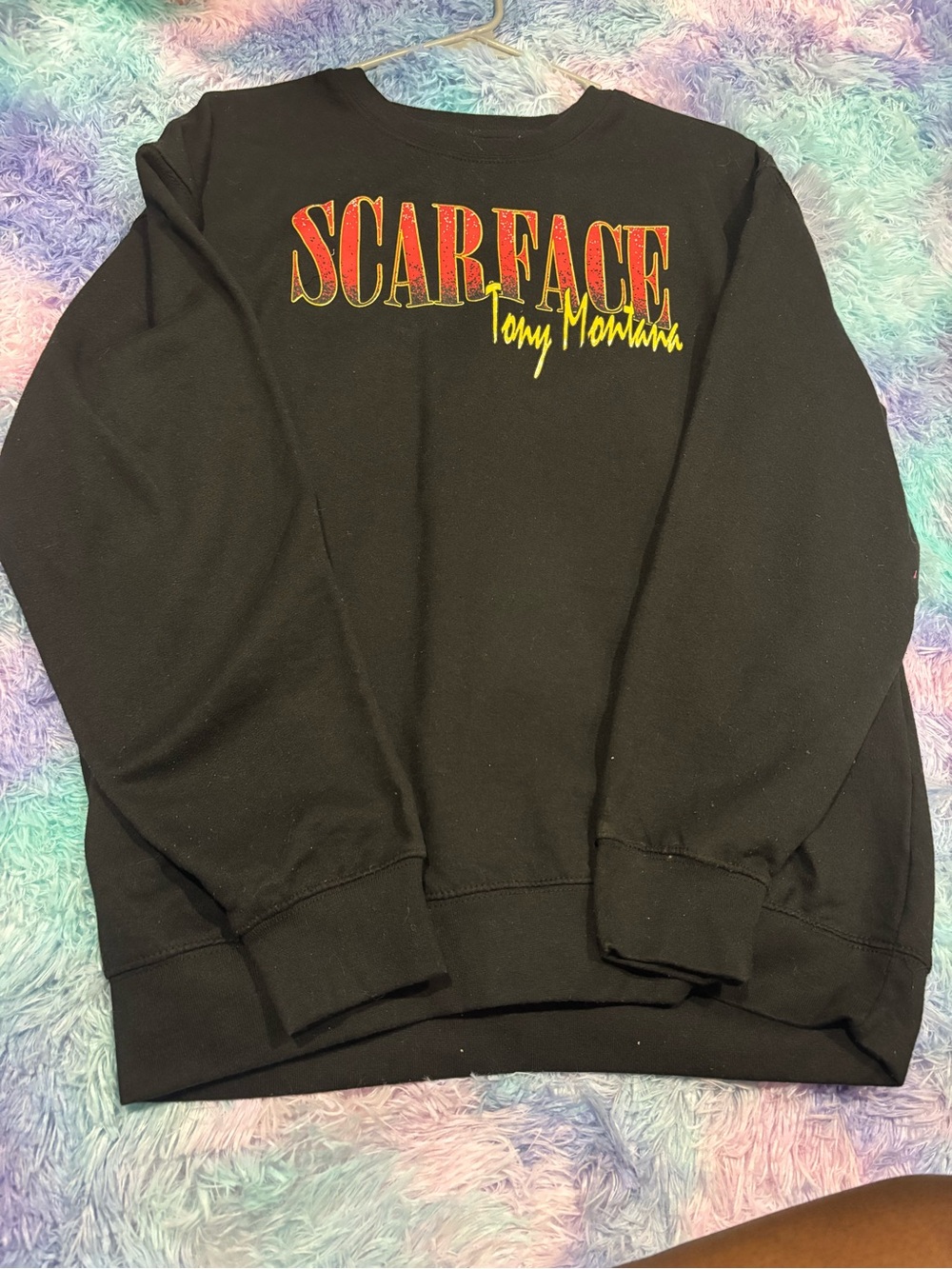 Scarface Tony Montana Black Crewneck Sweater